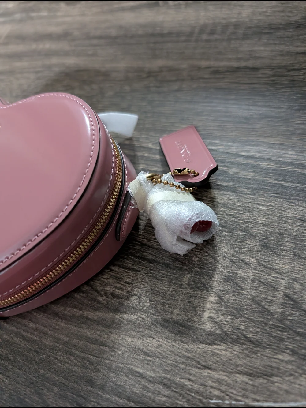 Coach Heart Crossbody Bag in Pink